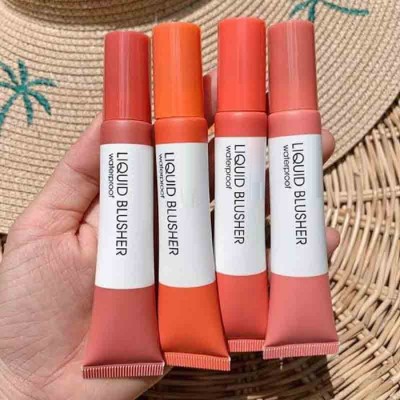 HUZURLU WATERPROOF CHEEK TUBE LIQUID BLUSHER FOR WOMEN & GIRLS(MULTICOLOR)