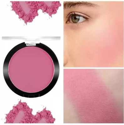 HUZURLU 3 In 1 Blusher, Highlighter and Eyeshadow Palettee(pink)