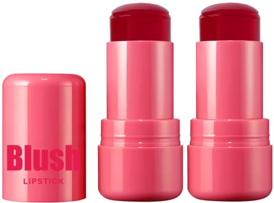 WOONGMI Smudgeproof & Waterproof Lip Tint Jelly Blush Stick Multi-Use Cheek and Lip(Punch)