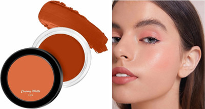 CATERINACHIARA Lip and Cheek Tint Matte Multipurpose Lightweight blusher(choco melt)