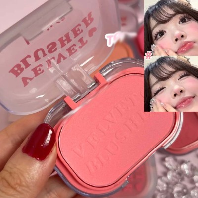 GULGLOW99 Natural Makeup Blusher Powder Natural Blush Makeup Cheek Blusher Palette(BABY PINK)