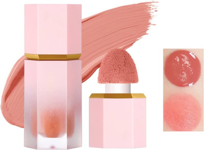 Vyomiris Matte Finish Velvet Liquid Blush Waterproof Blusher Soft Cream Makeup(PEACH)