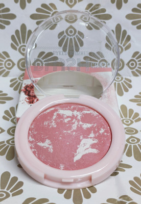 MYEONG Easy to Use Long-lasting Cheek Pigmented Creamy Powder Blush(Peach)