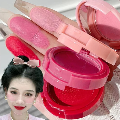 WOONGMI Lip & Cheek Tint | Blush with Long Lasting, & Matte Finish Lipstick(Multi, 3 ml)
