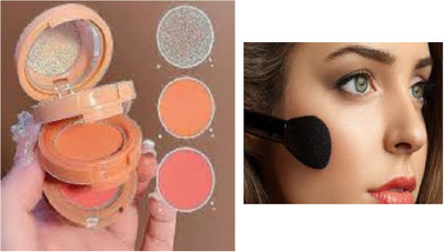 Lui Pui outstanding face makeup blusher highlighter pack of 1(multicolor)