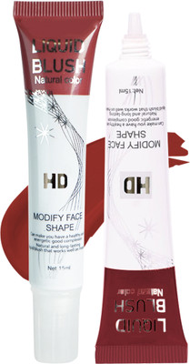 adbeni Liquid Blusher Effortless Glow & Long-Lasting, Easy To Blend(Blissful Blush)