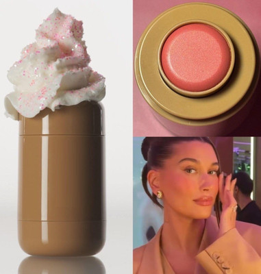 Emijun Matte Blusher with Contour for Face & Cheeks(peach)