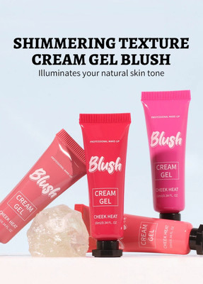 tanvi27 Blush Cream Gel 6 Pcs Set Soft Natural Looking Matte Finish Long(MULTI COLOR)