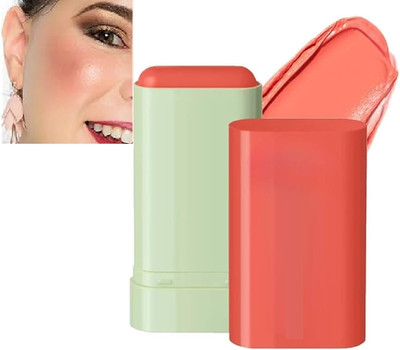 Jiwoo Natural matte creamy texture, high pigmented blusher(drack peach)