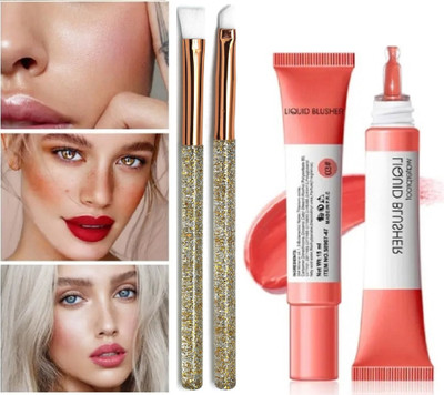 REIMICHI Blushing For Soft Cream Blush Makeup For Cheeks(ORANGE)