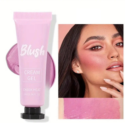 Jiwoo shinny and glossy liquid face makup blusher(pink scorch)