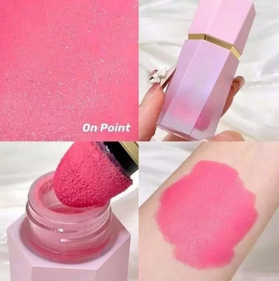 Jiwoo 3 in 1 Mousse liquid blush for cheeks + lips + eyes | lightweight | longlasting(PINK)
