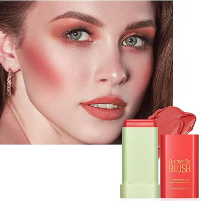 Maryville soft and smooth new makeup blusher stick perfect pakc of 1(coral orange)