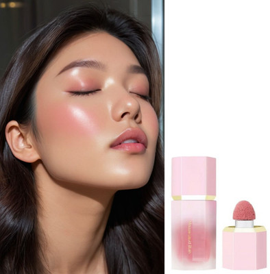 PERLENTE High Quality Liquid Blush Makeup For Cheeks Matte Finish(pink)