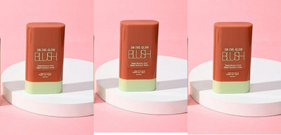 Emijun Makeup Blush Stick Shadow Lips Cheek Blusher STICK 3 COMBO(BROWN)