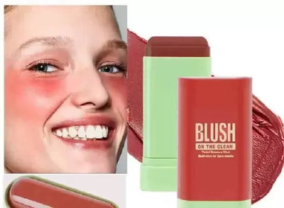 EVERERIN Best On The Go Blush Stick| Long Lasting| Easy Color Payoff(Orange)