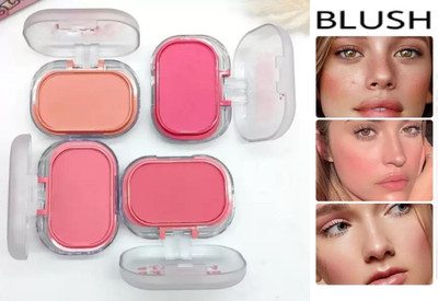 EVERERIN Multi colour Lightweight Velvet Touch Blusher with effortlessly and Long Stay(MULTI COLOR)