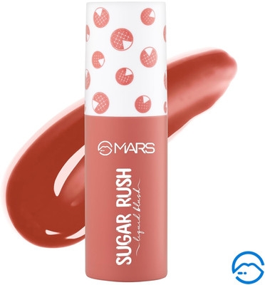 MARS Sugar Rush Liquid Blush | Rightly Pigemention | Easy to Blend | Long Lasting(02-CORAL SORBET)