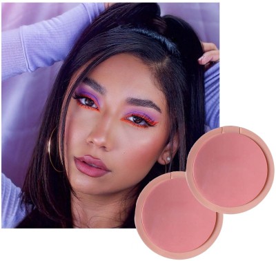 tanvi27 High Pigment Pressed Rose Pink Blush for Create a Natural Cheek Flushed Look set(ROSE PINK)