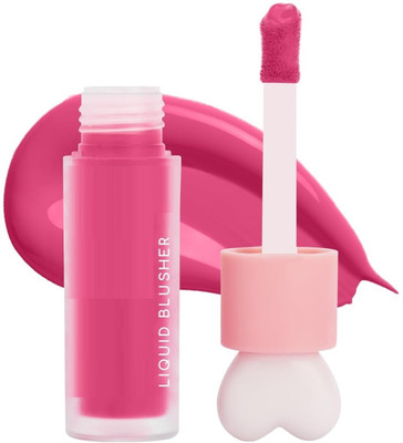 AFARAXIA Pigmented Cheek Liquid Blusher & Lip Gloss(DRACK PINK)