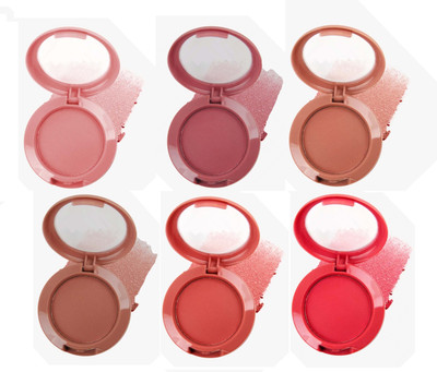 MYEONG Silky And Velvety Feel Natural Finish Highly Pigmented And Multi Shade Blusher(Multi Shade)