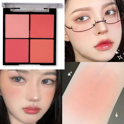 Sheny 4 Color Makeup Kit Blusher Palette(MULTICOLOUR)