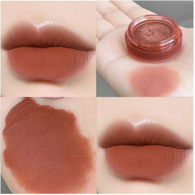 MYEONG Cinnamon Creamy Matte Lip & Cheek Tint Blush For All Skin Type Lip Stain(Cinnamon)