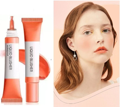 Neycare Matte Finish | Highly Pigmented | Lightweight Orang Blusher(Orange)