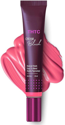 THTC Highly Pigmented & Dewy Finish-Buildable Coverage Cream Blush(perfect pink)