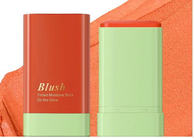 nn 3 in 1 multiple use blusher stick long lasting easy to use pack of 1(orange)