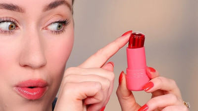 AFARAXIA Jelly Blush Stick, Multi-purpose Lip and Cheek Color Stick, Jelly Texture(Pink)