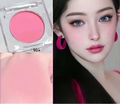 GABBU best Matte Lightweight & Long Lasting Blusher Palette for Face Makeup(pink)