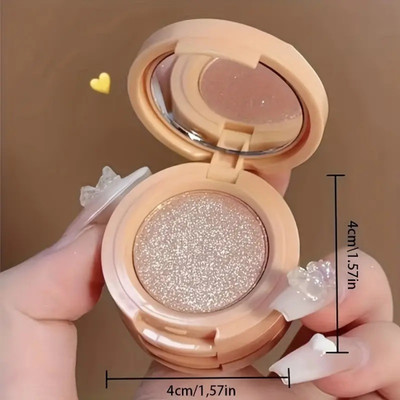 GULGLOW99 3 in 1 HD Baked 3 Color Blusher, Highlighter, Eyeshadow Palette 4.8 g(MULTICOLORS)