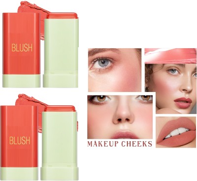 Latixmat face makup bluhser for all skin tone(orange)