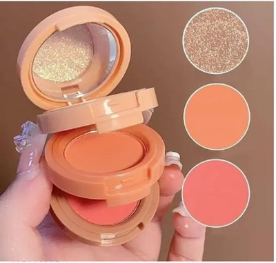 GFSU - GO FOR SOMETHING UNIQUE Blush compact Long-lasting Blush For Cheeks Fine Powder Silky(multicolor)