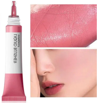 GABBU USE WATERPROOF BLUSHER TUBE MATTE FINISH PINK ROYAL SHADE BLUSH(drack peach)
