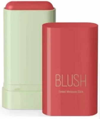 AFARAXIA Lightweight Multi-Stick for Face Eyes & Lip Longlasting 3in1 Multi-Use Blusher(orange)