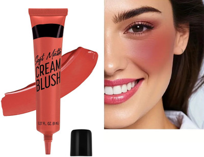GULGLOW99 Korean Long-Lasting, Matte Finishing Soft Matte Cream Blush(HOT RED)