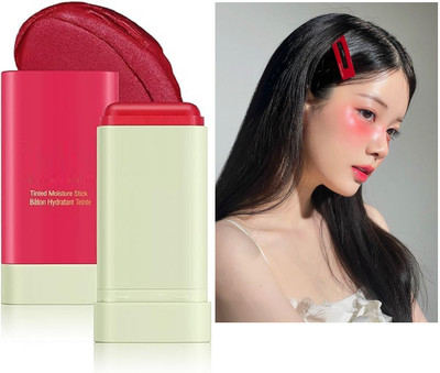 REIMICHI Blush Stick, Multi-Use Cheek and Lip Stains & Tints for Women(RED)