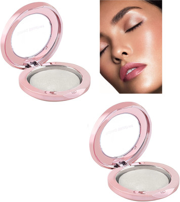 REIMICHI White Baked Blusher for Face Makeup Smudge Proof Matte Finish BLUSHER(WHITE)