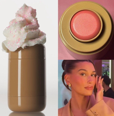 Emijun Makeup Blush Stick Tinted Moisture Stick, Shadow Lips Cheek Blusher(peach)