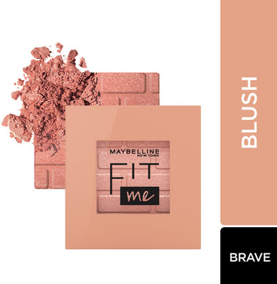 MAYBELLINE NEW YORK Fit Me Mono Blush , 10 Brave | 16 HR Long Lasting Wear, 4.5g(10 Brave)
