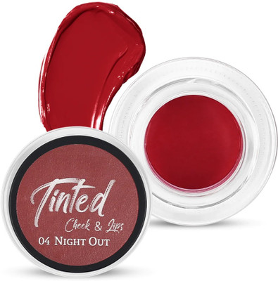 MYEONG 3 in 1 Night Out Lip & Cheek Tint Cheeks Highly Pigmented Eyelid(Red)