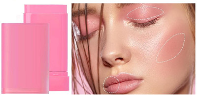 tanvi27 Easy Color Highlighting Finishing Blush Make Up 2 in 1 Lipstick(Baby Pink)