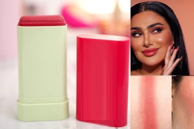 asija makeovers luminous finish Makeup Stick Creamy Blusher Lip & Cheek Tint (Red)(red)