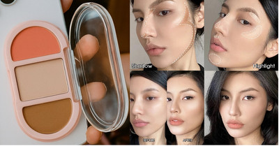 Jiwoo Blush suitable all skin tone Highlighter(MULTICOLOR)