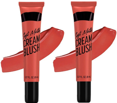 Latixmat Matte Finish | Highly Pigmented | Long-Lasting Formula blusher(peach pink)