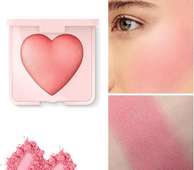 HUZURLU Matte finish ,long lasting multi color blusher for cheeks 1(pink)