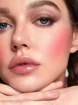 HUZURLU Trendy PERFECT WATER PROOF MULTI USE BLUSHER TUBE(Pink)