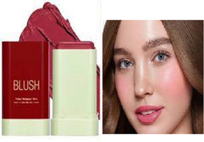 Lui Pui long lasting new red color blush makeup stick(red)